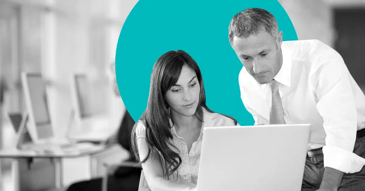 Small marketing team made up of two people working on marketing automation.